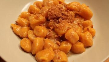 ricette vegane gnocchetti in crema di zucca 1 1