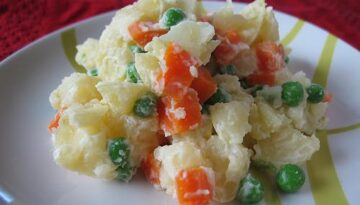 ricette vegane insalata russa con maionese vegana 3 1